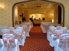  Pink Taffeta Sash Oakwood Hall